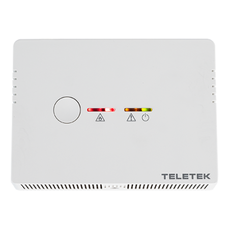 Detector adresabil de gaz metan, 24 v, iesire comanda electrovana gaz - TELETEK SensoIRIS-GAS TELETEK - 1